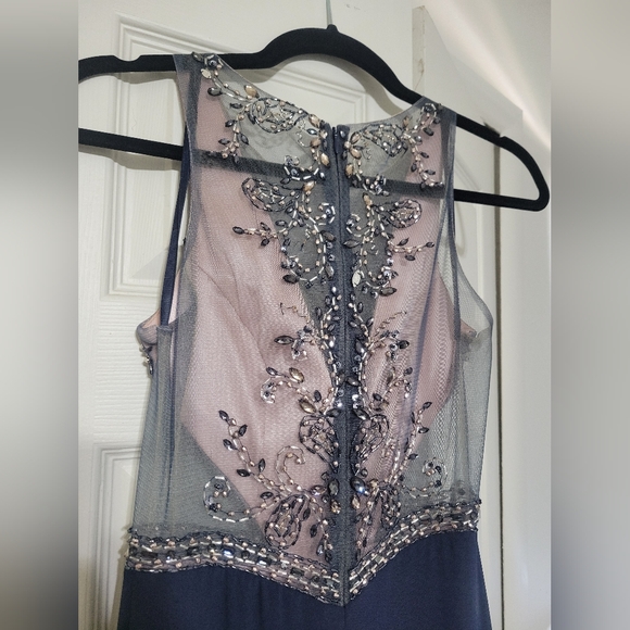 Betsy & Adam Formal Prom or other special occasion Bejeweled Gown, STUNNER!!! - Picture 6 of 7